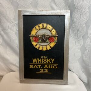 Guns N Roses wall hanging